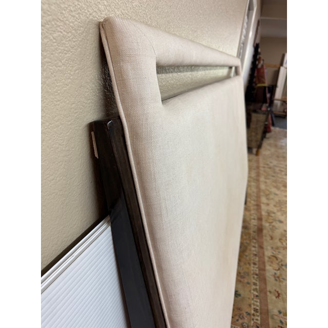 Ivory Eastern King Stanley Furniture Santa Clara Upholstered Headboard For Sale - Image 8 of 12