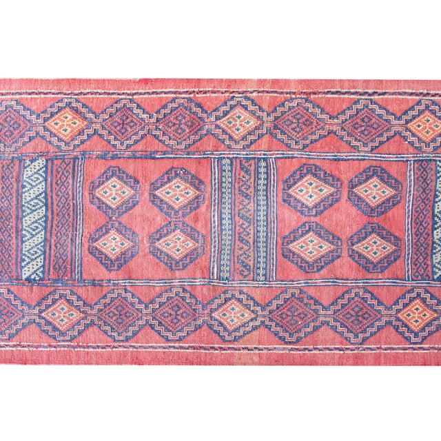 Early 20th Century Afghani Sumac Rug For Sale - Image 4 of 15