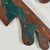 Vintage Pair of Salvaged Western Native Design Wood Elements With Remnant Paint For Sale - Image 9 of 15