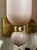 Modern Pair of Murano Glass Pink Matte Cone Form Sconces For Sale - Image 3 of 4
