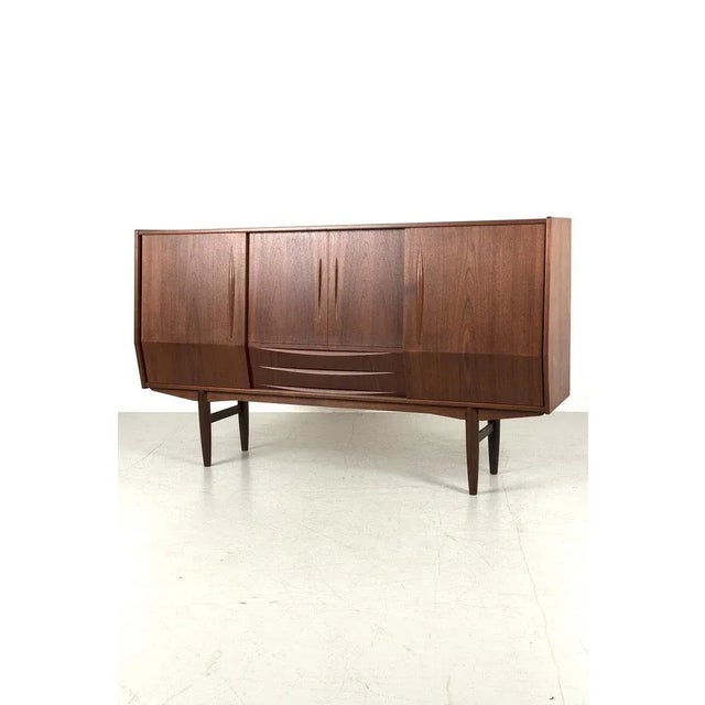 Danish Highboard in Teak For Sale - Image 12 of 12