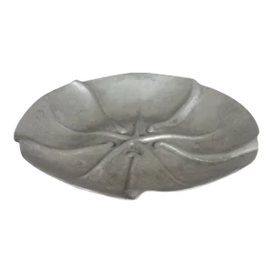 Mid 20th Century Hand Hammered & Chased Aluminum Dish