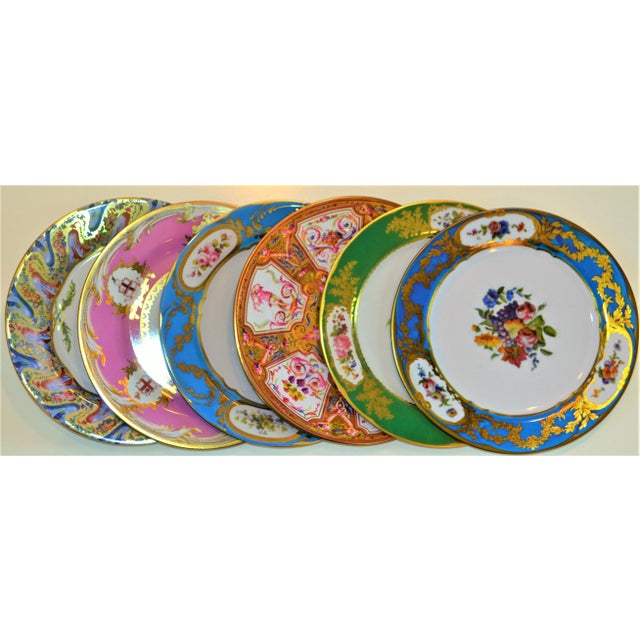 Enamaled Tin English Plates - Set of 6 For Sale - Image 9 of 13