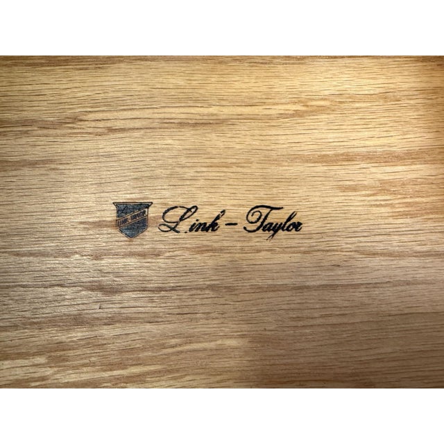 Wood Pair of Link Taylor Mahogany End Tables For Sale - Image 7 of 12