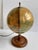 Vintage petite illuminated globe. Made in the late 20th Century.