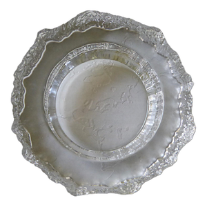 1970s Vintage Iittala Aslak Scandinavian Modern Brutalist Vessel Bowl World Map Tapio Wirkkala Finland