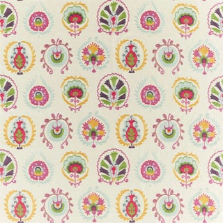 Sanderson Daula Fabric in Tyrian For Sale