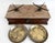 Wood Late 19th C Apothecary Balance Scale Oak and Marble For Sale - Image 7 of 12