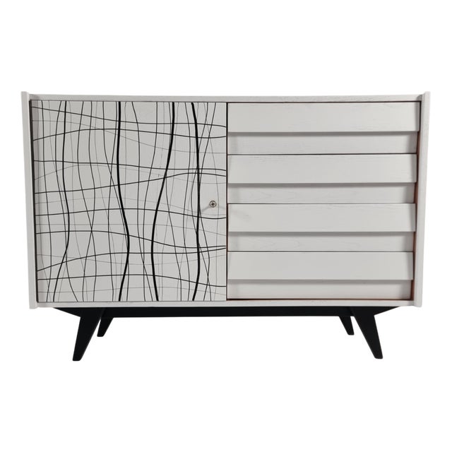 Vintage Commode in Oak, 1960s For Sale