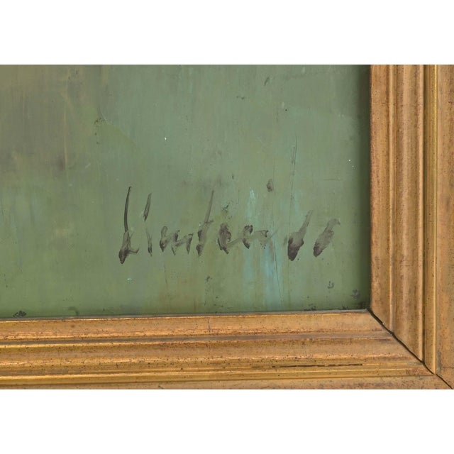 Nicola Simbari Nicola Simbari (Italian, 1927-2012) Oil on Canvas "Via Monserrato" For Sale - Image 4 of 7