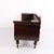 Brown Antique Empire Sofa in Mahogany with Turned Legs and Brown Upholstery, 1830s For Sale - Image 8 of 10