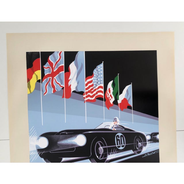 Alexis Kow - Lithographic poster, printed at Galerie Maeght. Artist: Alexis Kojewnikow Title: PANHARD – 24 heures du Mans...