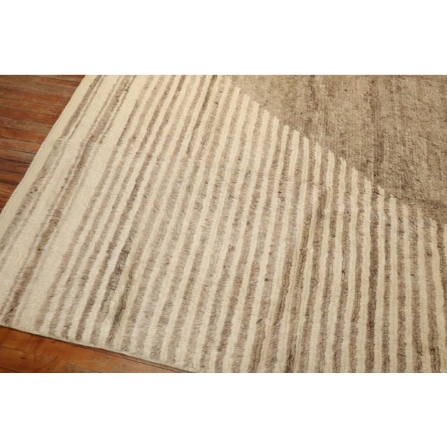 Zabihi Collection Contemporary Tulu Mohair Style Turkish Rug - 10'3" x 14'5" For Sale - Image 12 of 12