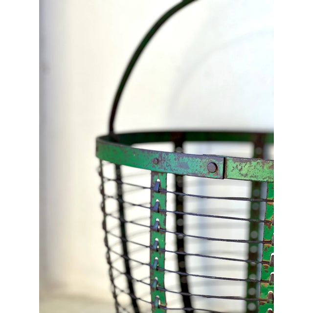 Mesh Wire Basket, 1960 For Sale - Image 6 of 12