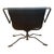Animal Skin Architectural Motorcycle Leather Rocker Lounge Chair W/Ottoman Attributed to Joshua Height For Sale - Image 7 of 14