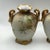 1910s Pair of Nippon Morimura Brothers 7” Mantle Vases Ring Handles, Rose Motif, Antique (Please Read) For Sale - Image 5 of 18