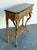 Vintage Regency Zimmerman Gilt Wrought Iron Console For Sale - Image 4 of 10