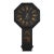 Chinoiserie Decorated Finish Electric Wall Clock For Sale