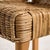 Brown Oak and Rattan Chairs, 1970s, Set of 4 For Sale - Image 8 of 17