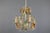 Hollywood Regency Style Floral Painted Metal Four-Light Chandelier, France For Sale - Image 15 of 18