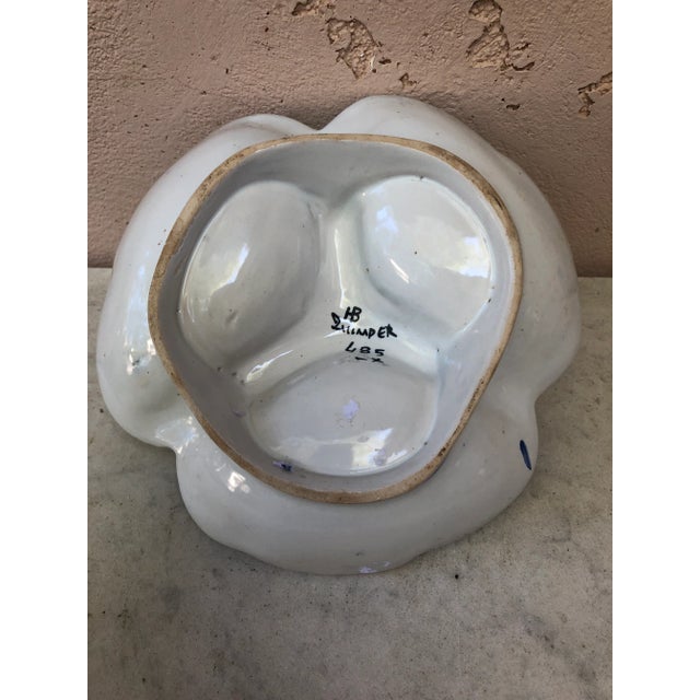 C.1930 French Faience Platter Quimper For Sale - Image 9 of 10