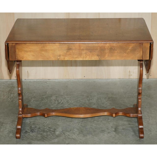 Brown Vintage Burr Walnut Extending Coffee Table from Bevan Funnell For Sale - Image 8 of 18