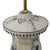 Gothic Vintage 1980s Hand-Painted Blue and White Toleware Table Lamps For Sale - Image 3 of 7