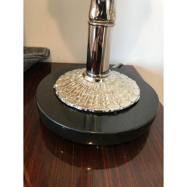 Early 20th Century French Art Deco Female Figurative Table Lamp by Degue For Sale - Image 11 of 13