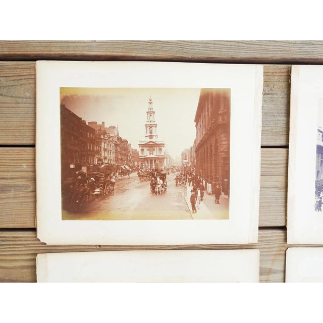 Circa 1880's Frances Frith (1822-1898) set of 4 London England photographs. From a Grand Tour album of photographs...