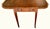 American Federal Inlaid Drop Leaf Table on Casters For Sale - Image 11 of 11