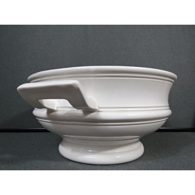 Antique Williams-Sonoma White Italian Large Soup Tureen, 130 Oz For Sale - Image 11 of 11