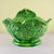 1930s Rustic Portuguese Majolica Cabbage Leaf Tureen, Circa 1930s For Sale - Image 5 of 18