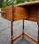 Wood Small Vintage 1940’s Colonial Style Walnut Writing Table For Sale - Image 7 of 9