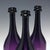 Victorian Amethyst Glass Serving Bottles, 1830s, Set of 3 For Sale - Image 5 of 7