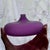 Contemporary Nick Kekic Signed Purple Squat Bud Vase – Studio Art Glass, Vintage For Sale - Image 3 of 6