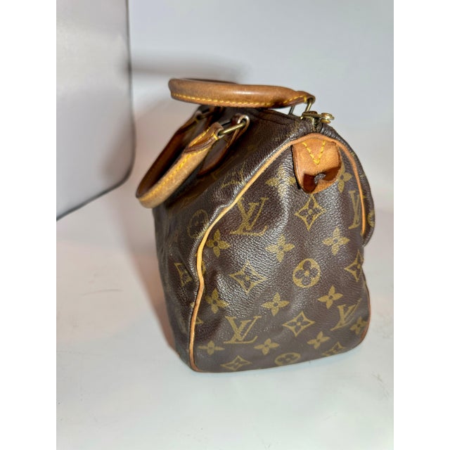 Vintage LOUIS VUITTON Brown Monogram Canvas Speedy 30, Most popular Mini Bag For Sale - Image 12 of 18