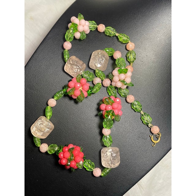 Mid-Century Modern Vintage German Tutti Frutti Style Necklace For Sale - Image 3 of 5