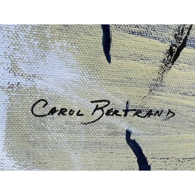 Red Large Carol Bertrand Colorful Post Modern Abstract For Sale - Image 8 of 13