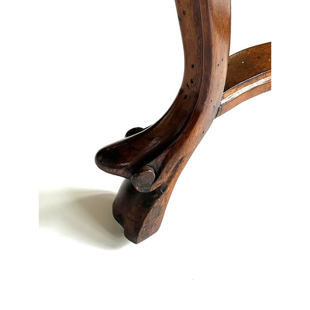 Rococo Set of Six Italian Rococo Style Carved Walnut Side/Dining Chairs For Sale - Image 3 of 9