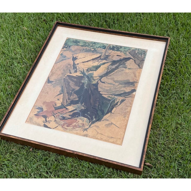 Wood John McClelland Abstract Landscape Painting For Sale - Image 7 of 12
