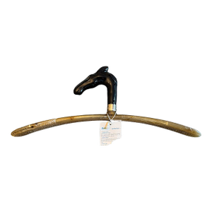 Vintage Italian Horse Head Luxury Clothing Hanger by Oerre