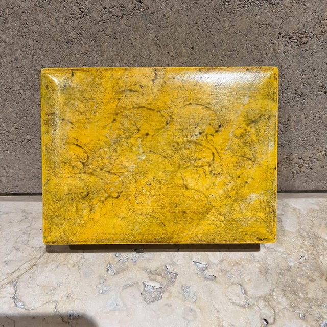 Hollywood Regency Mark Cross Luxurious Vintage Wood Box Italy For Sale - Image 12 of 13