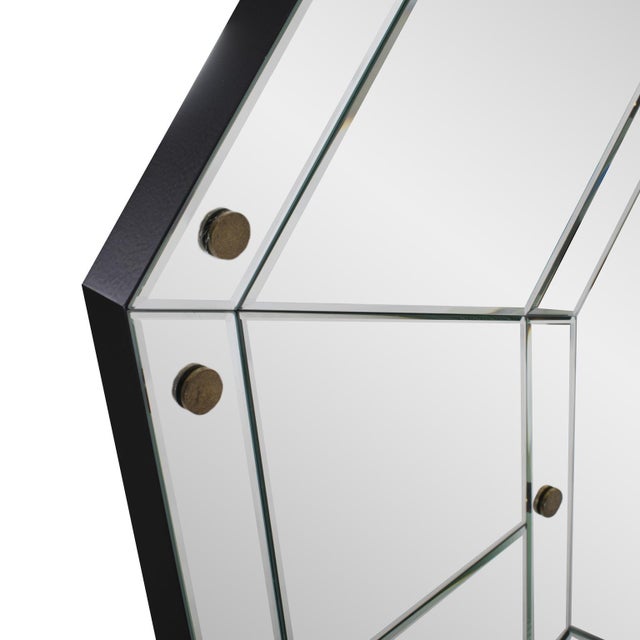 Wood Octet Mirror For Sale - Image 7 of 11