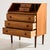 Vintage Teak Bureau Desk, 1960s For Sale - Image 3 of 14