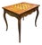 Mid 20th Century Louis XV Style Marquetry Chess & Backgammon Game Table For Sale