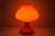 Orange Glass Table Lamp attributed to Valasske Mezirici, 1970s For Sale - Image 10 of 11
