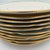English Mid 20th Century 10 Castleton China "Tremont" Pattern Dinner Plates Light Aqua Turquoise For Sale - Image 3 of 8
