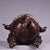 Bronze & Silver-Inlaid Tripod Censer With Elephant Legs & Bagua Lid For Sale - Image 4 of 8
