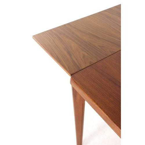 Wood Rectangular Extendable Dining Table by Henning Kjærnulf for Vejle Mobelfabrik, 1960s For Sale - Image 7 of 16