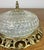 Gold Vintage French Ceiling Lamp in Cut Glass For Sale - Image 8 of 13